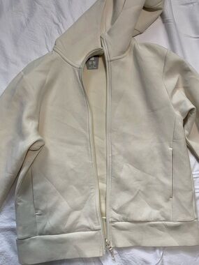 Boys white hoodie
